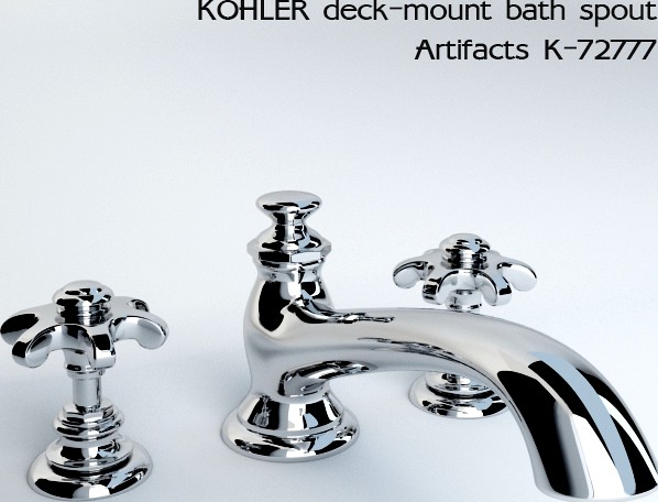 KOHLER deck-mount bath spout Artifacts K-72777