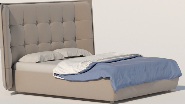 Double bed, Dorelan- Paradise Wave High, Soft Touch Collection