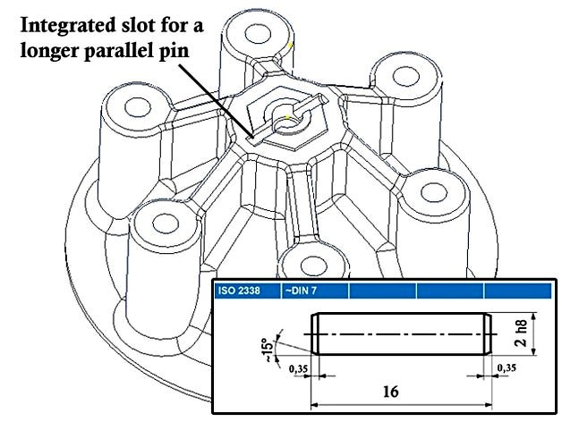 Set of rims for OpenRC Truggy - direct on axle (1:10 RC cars) by Palmiga