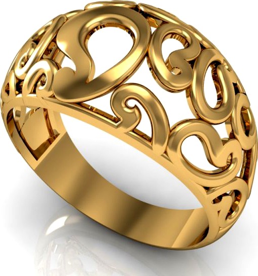 Gold Ring 3D Model