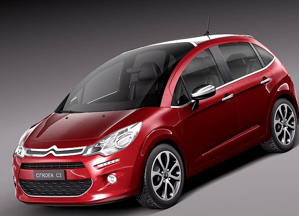 Citroen C3 2013 3D Model