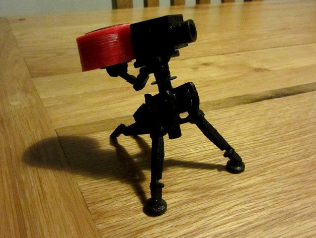 TF2 Sentry Mk2 - Team Fortress 2 Sentry Gun by Riddellikins