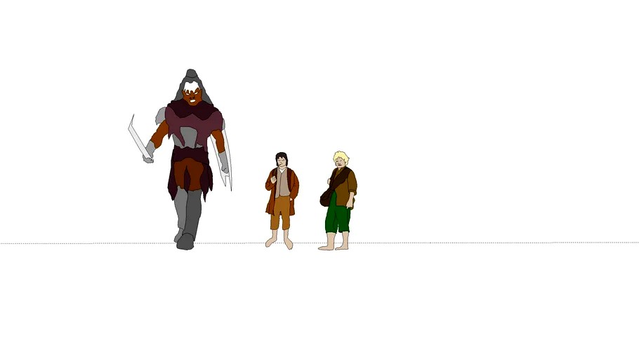 Hobbits & Orc