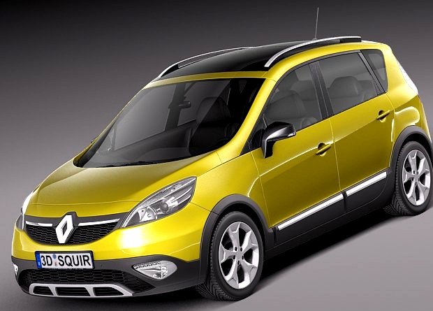 Renault Scenic Xmod 2014 3D Model