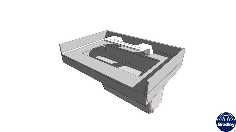 ADA Omnideck Seamless Sink with WashBar