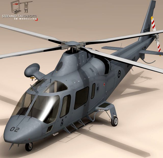 AW109 LUH New Zealand 3D Model