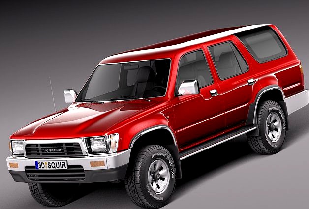 Toyota 4runner 1989 to 1997 3D Model