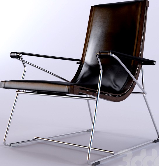 B&amp;B Italia Poltrona J.J. wire base armchair