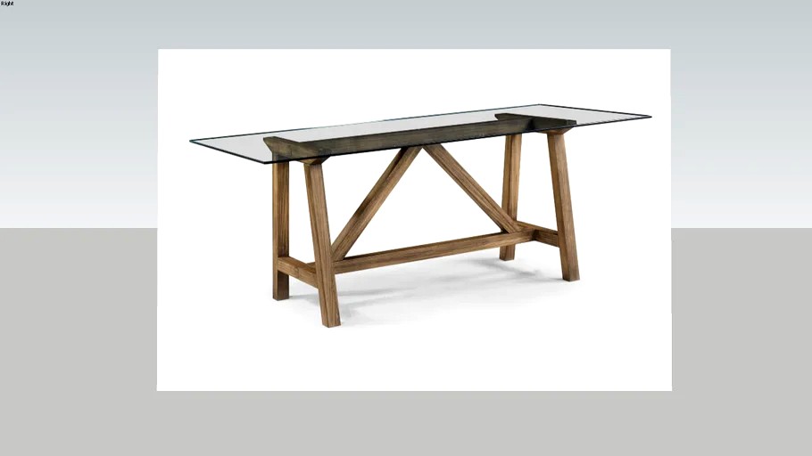 Base de Mesa Retangular Montana
