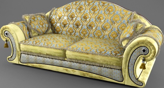 Classic sofa Damasko Estelio