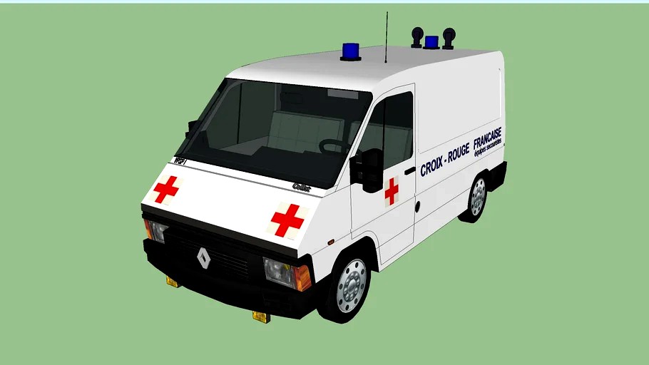 VPSP/ambulance Croix rouge francaise Renault Trafic