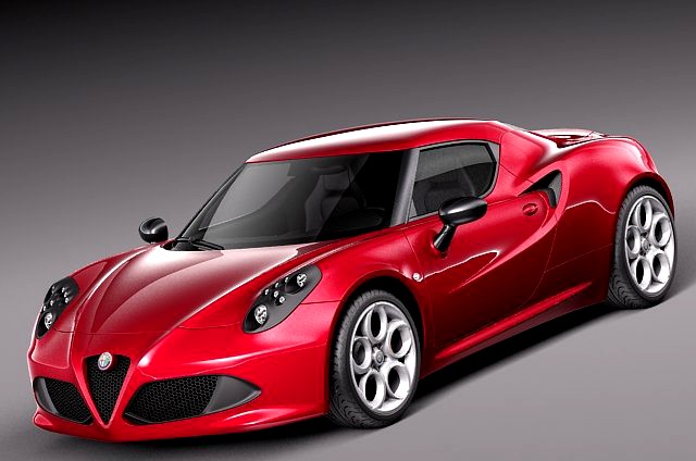 Alfa Romeo 4c 2014 3D Model