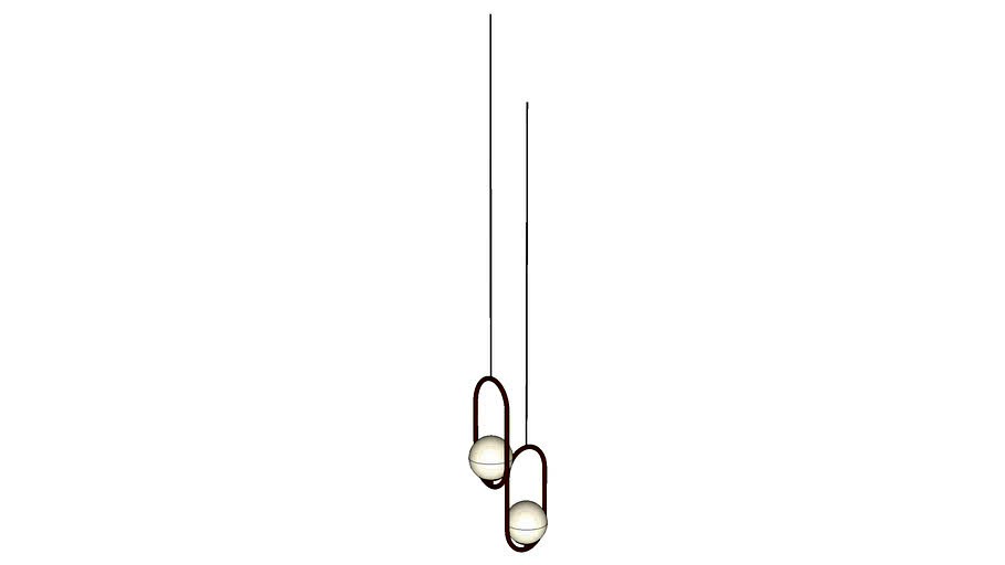 lampadario Oro Bronzo Lampadario Model by Pooh