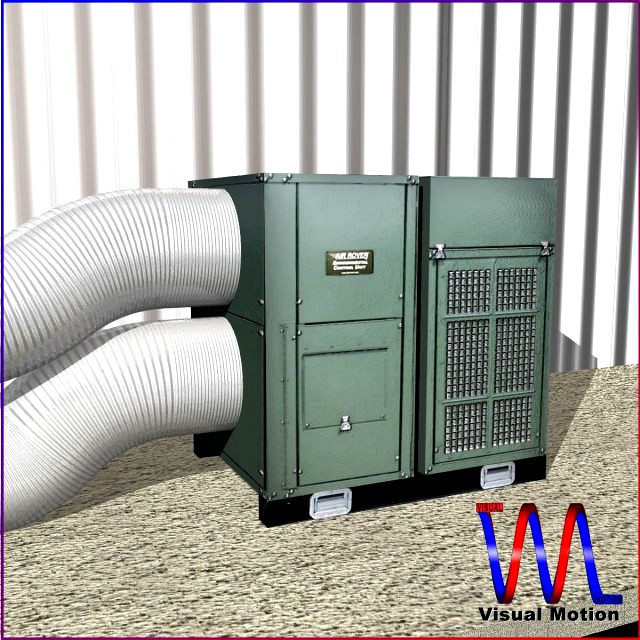 HVAC Air Rover Unit 3D Model