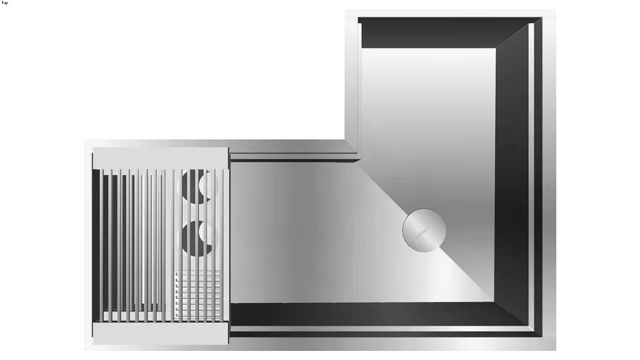 Ideal Corner WashStation 4X3C (IWA 4X3C GR) Outside Install