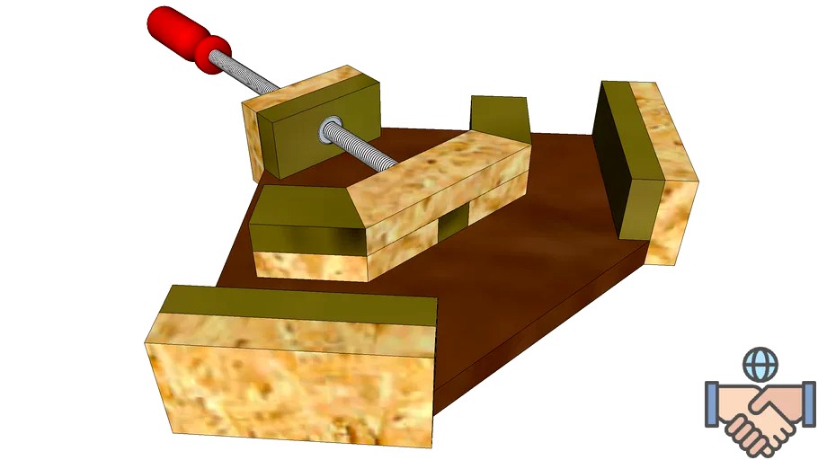 Grampo de Canto-Plywoodworking