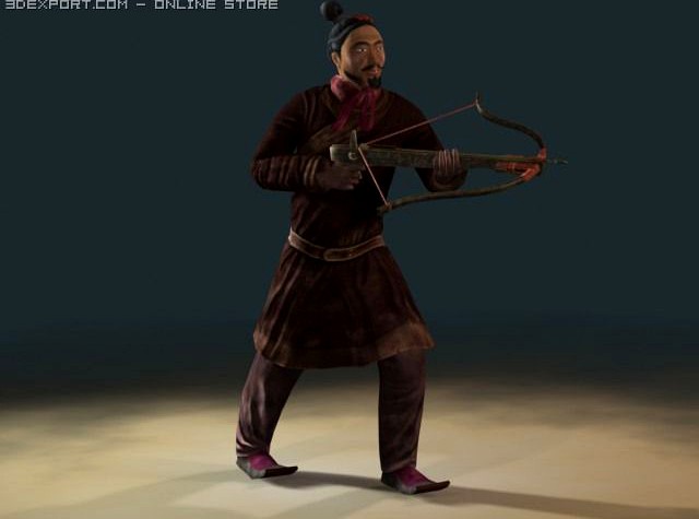 Qin warrior 3D Model