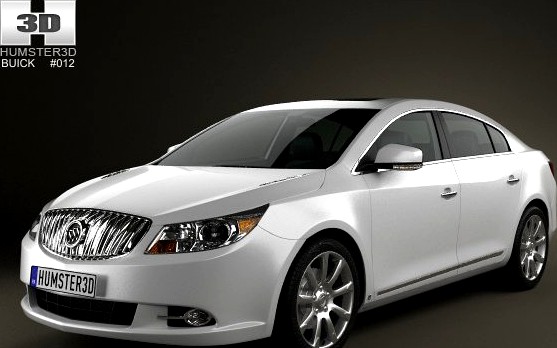 Buick LaCrosse Alpheon with HQ interior 2012 3D Model