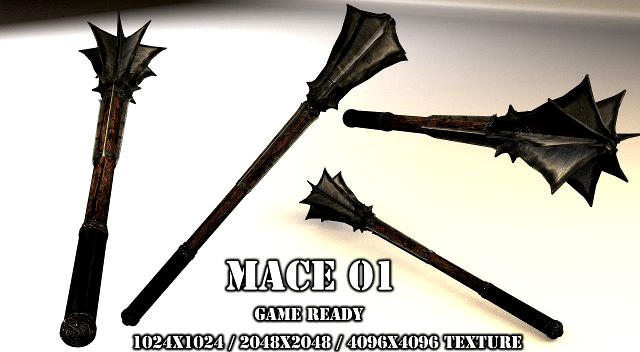 Mace 01 3D Model