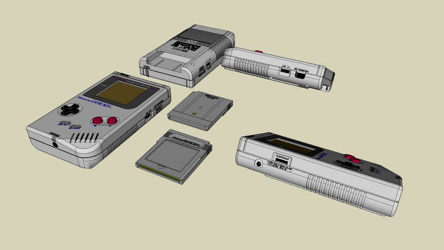 Game Boy Complete Model 3D