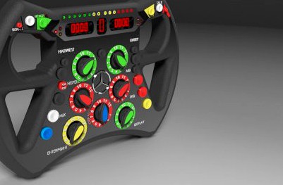 Steering wheel formula1 3D Model