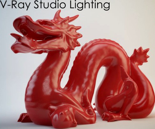 VRay Studio Lighting Setup Set B 3D Model