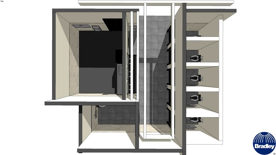 ADA Toilet Room Guide 3d model