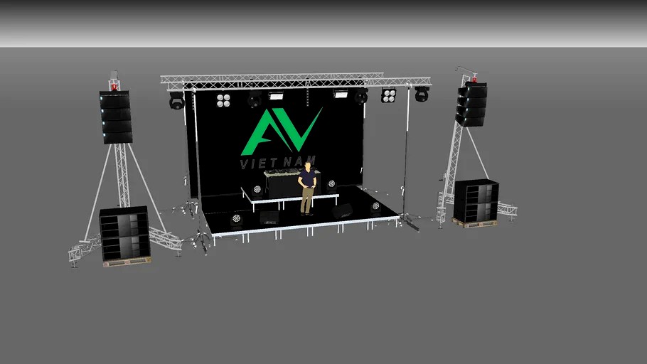Line array CAF Audio