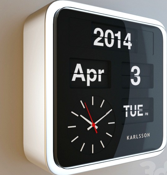 Wall clock Mini Flip