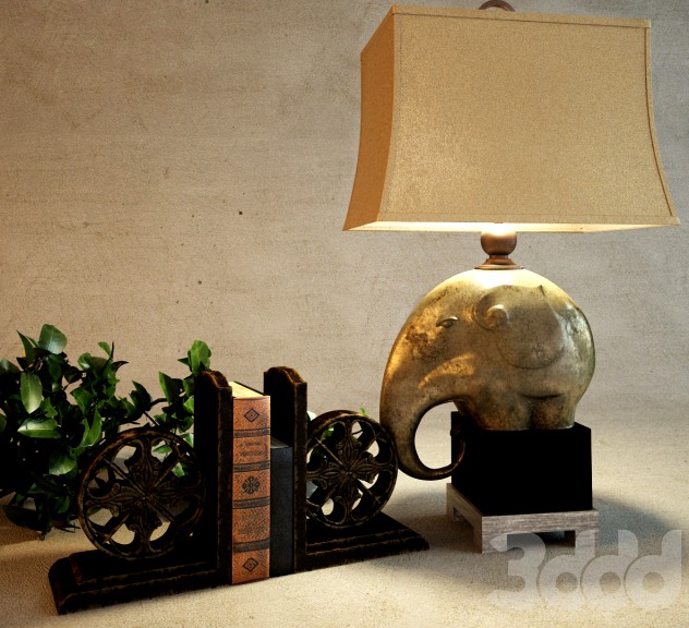 Uttermost / Abayomi Lampe and Chakra bookends