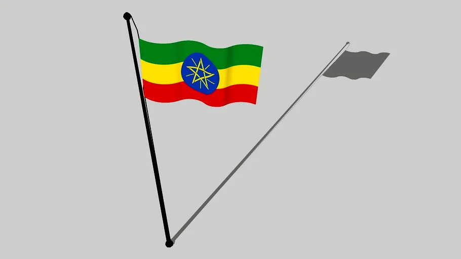 Flag of Ethiopia - የኢትዮጵያ ሰንደቅ ዓላማ - ye’ītiyop’iya senidek’i ‘alama