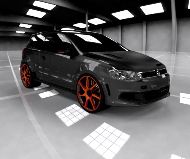 VW Polo R 3D Model