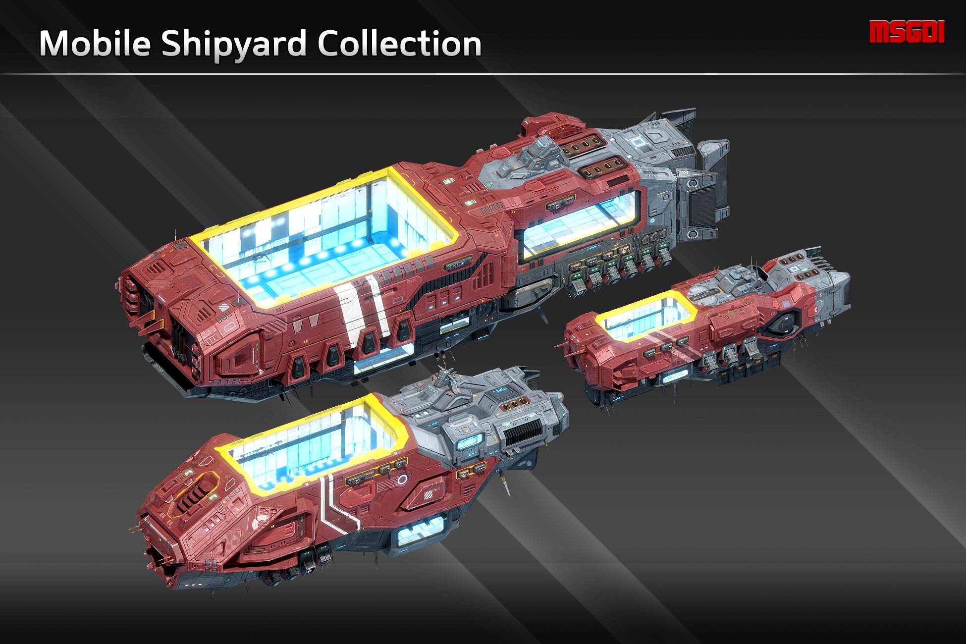 Scifi Mobile Shipyard Collection