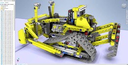 vLTm 42028-1 Lego Technic - 100 parts 617 components