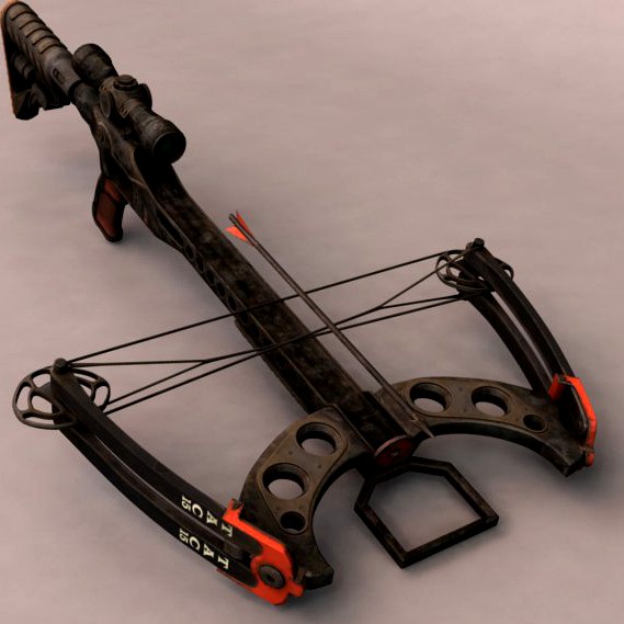 Realistic Crossbow 3D Model