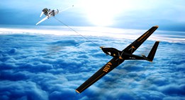 ЩУР - UAV for wired charging electric aircraft in flight (AIRBUS in comatose :)