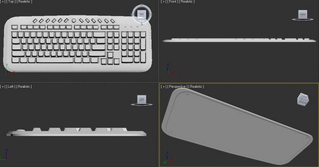 Keyboard 3D Model