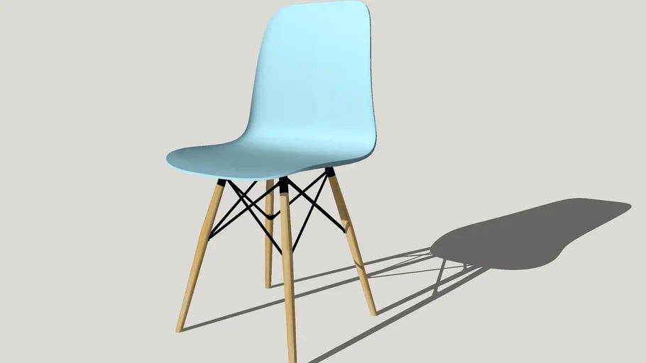 Scandinavian blue chair - TONIC design chair