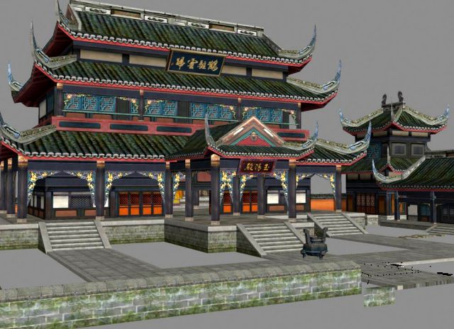 Ancient Architecture 006 3D Model