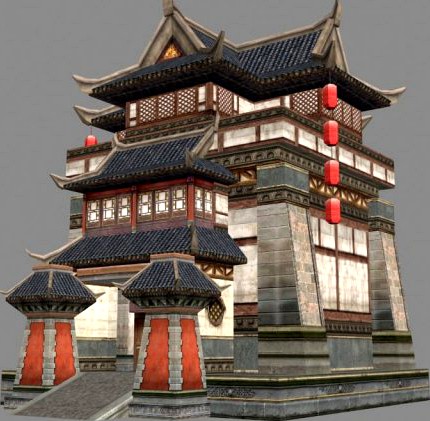 Ancient Architecture 009 3D Model