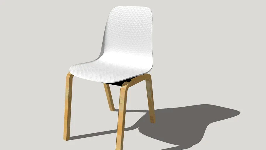 Scandinavian white chair - PACIFIK design chair
