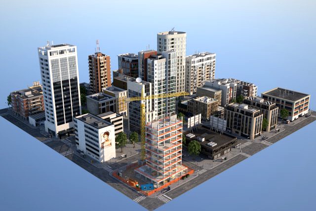 City KC1 3D Model