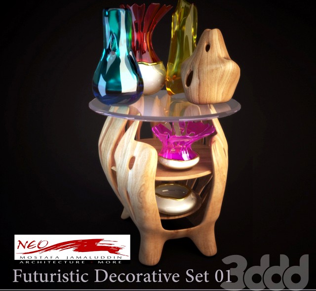 iNeo Futuristic Decorative Set 01