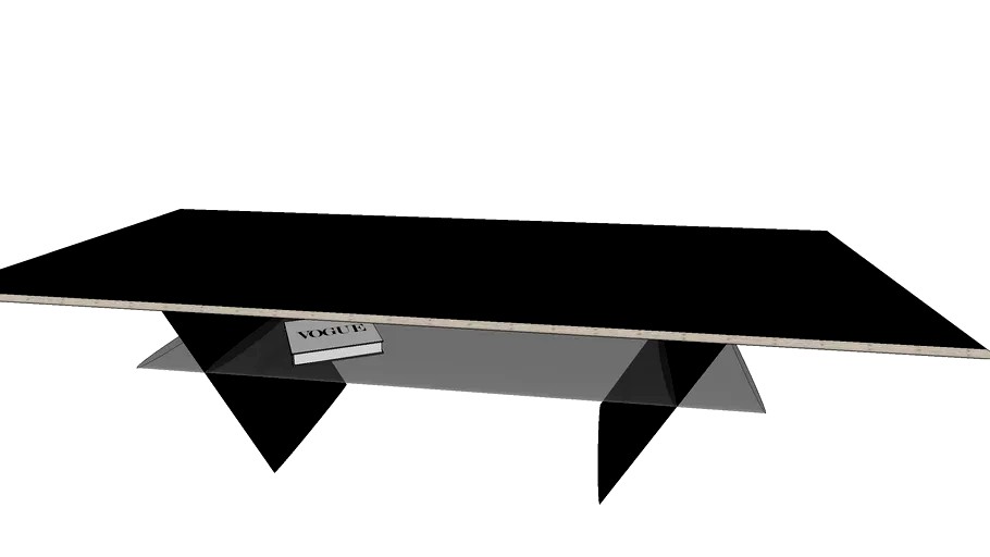 Low TV table // modern style