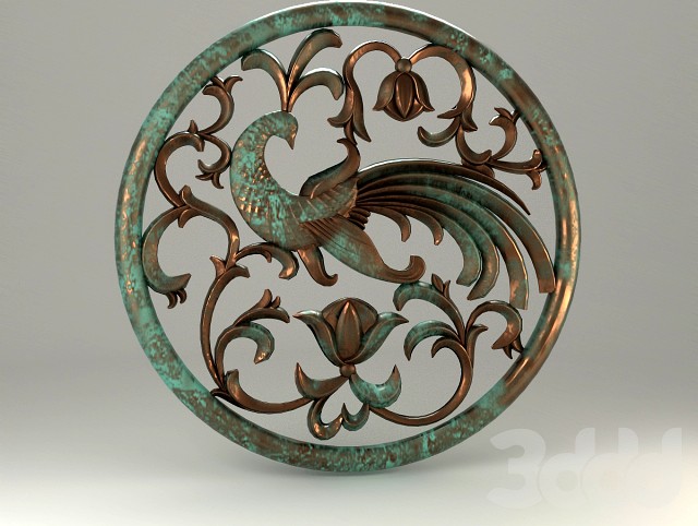 Ковка павлин