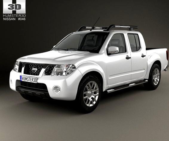 Nissan Navara D40 Double Cab 2010 3D Model