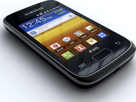 Samsung Galaxy Y Duos S6102 3D Model