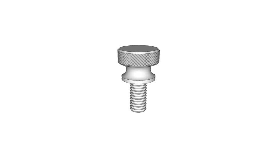 screw, thumb, knurled head, 10-32 x 0.375 in., Mcmaster Carr 99607A163