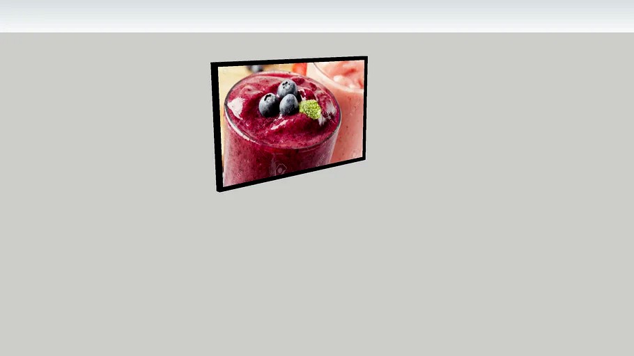 Flat TV with bracket