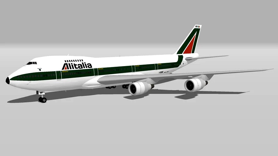 Alitalia (I-DEMF) - Boeing 747-243B (1980)